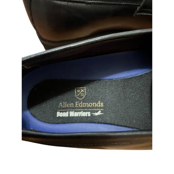 Allen Edmonds Road Warriors Loafers Dress Shoes 3032 Black Leather Men’s 10 E main image 3